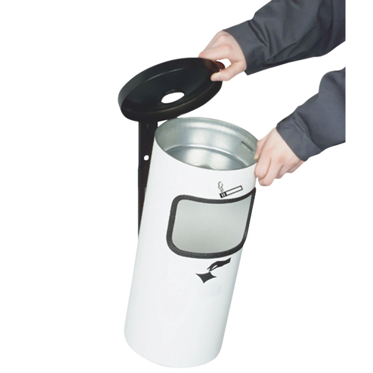 Abfall-Ascher-Kombination TKG Rondo Für Wandmontage – Bild 2