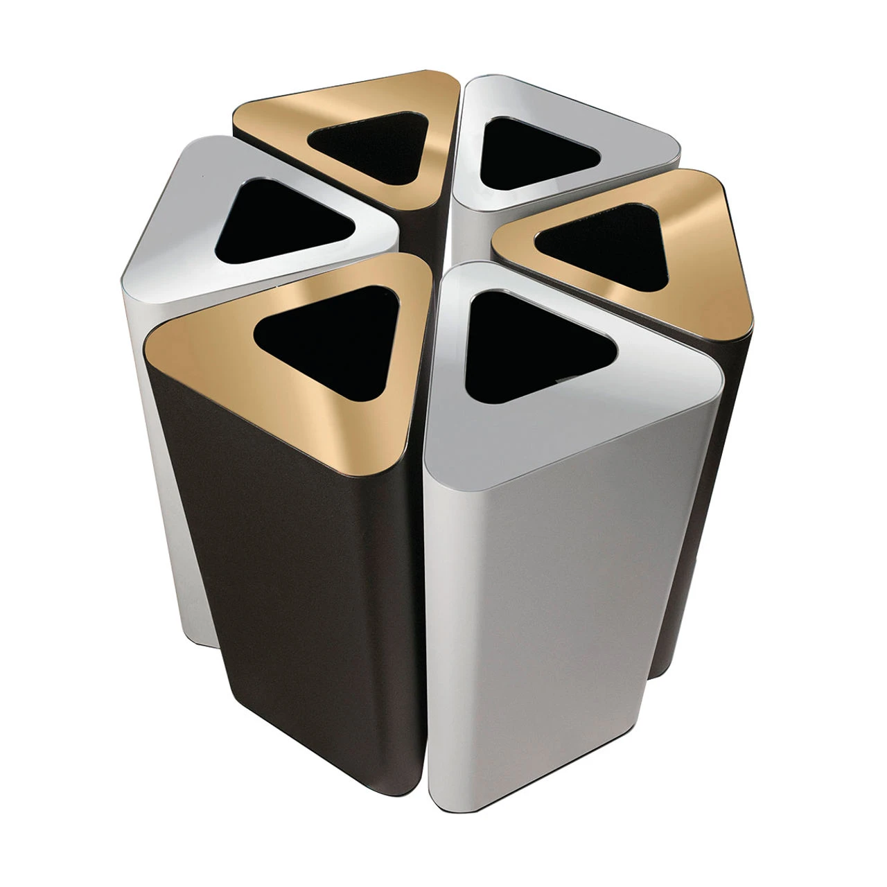 Design-Abfallbehälter PURE ELEGANCE 60 Liter Mit Deckel Und Piktogramm – Bild 3