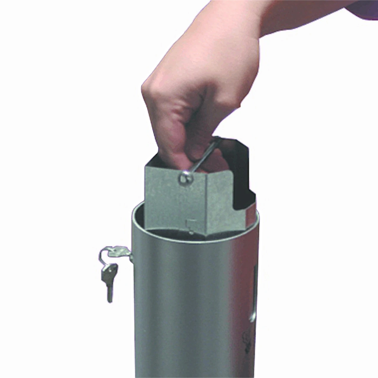 Standascher Smoker Aus Edelstahl Oder Alu Pulverbeschichtet In Schwarz Oder Silber – Bild 4