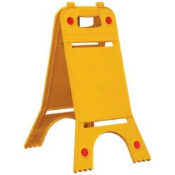 Warnaufsteller Mit Reflektoren, Neutral Unbedruckt, 620x245 Mm